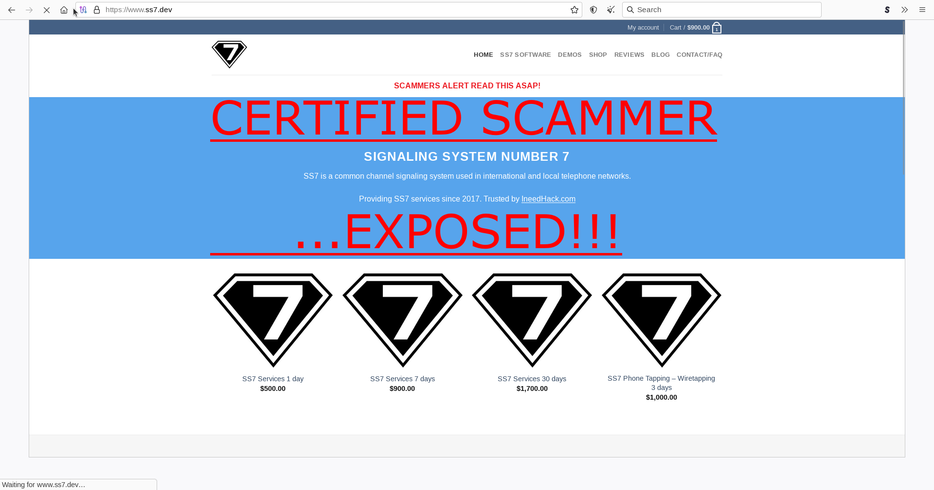 ss7.dev.certified.scam